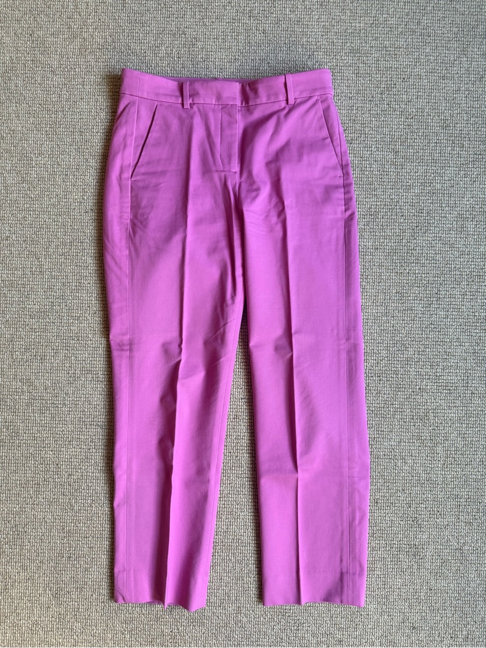 J. Crew Bright Fuchsia Tailored Ankle Pants